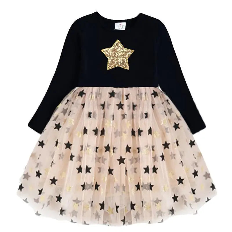 Robe princesse étoile pour petite fille