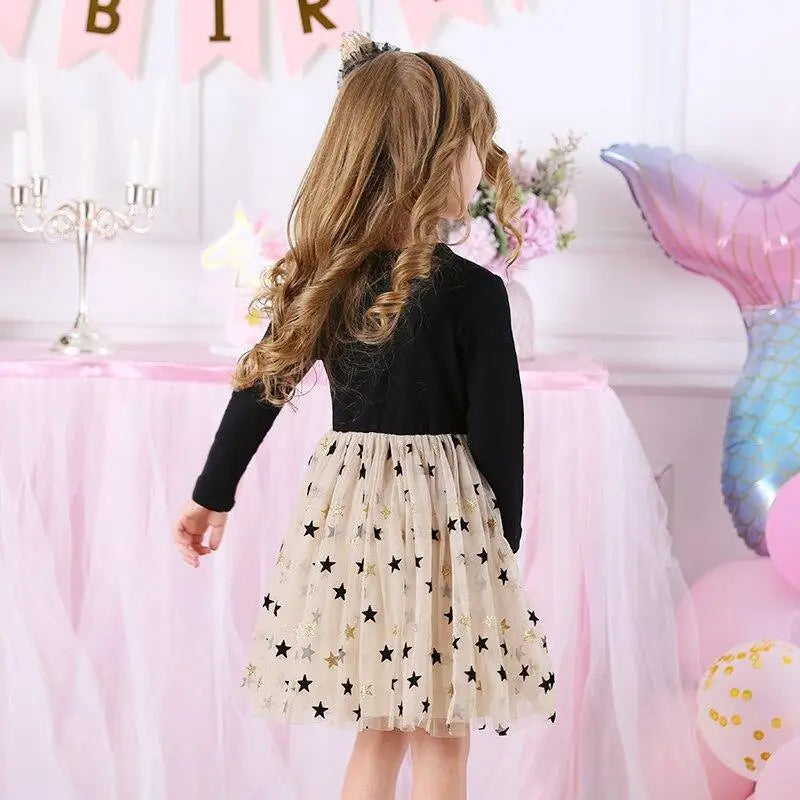 Robe princesse étoile pour petite fille