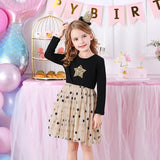 Robe princesse étoile pour petite fille