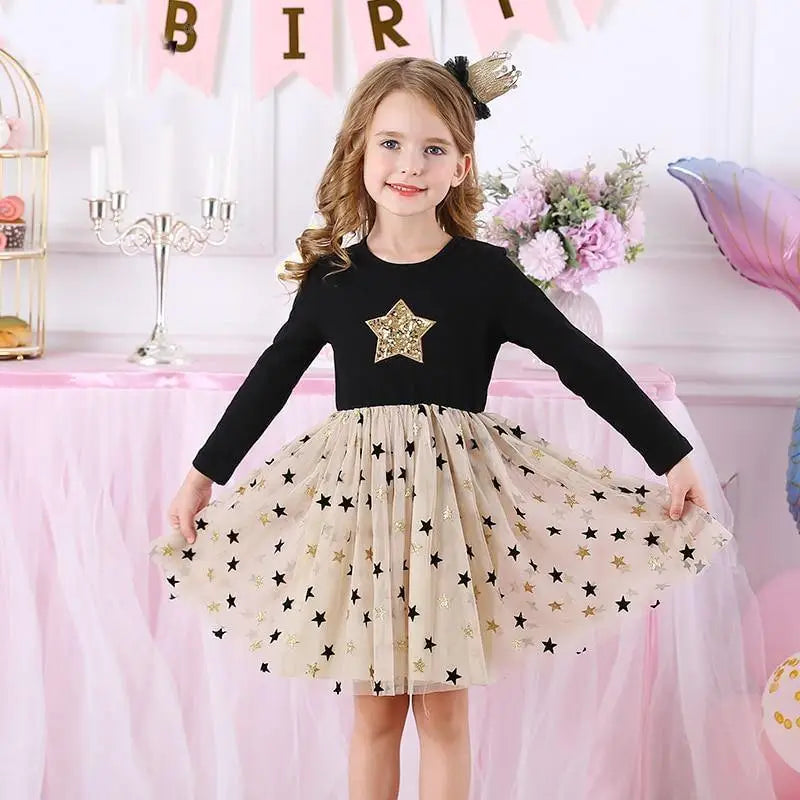 Robe princesse étoile pour petite fille