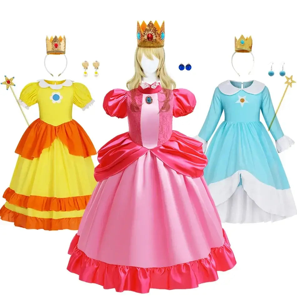 Robe Princesse Rosalina Peach Daisy