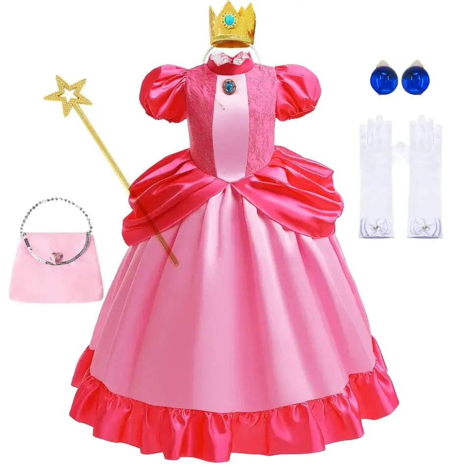 Robe Princesse Rosalina Peach Daisy