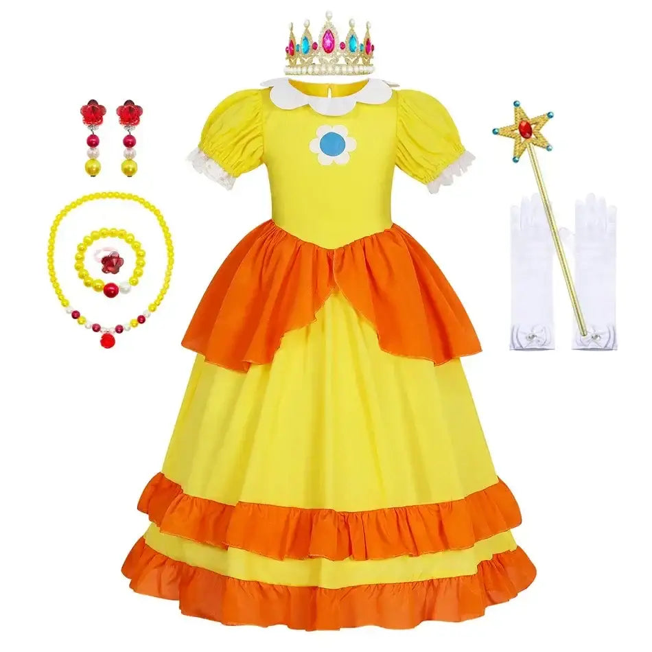 Robe Princesse Rosalina Peach Daisy