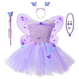 Robe Tutu Princesse Papillon violet