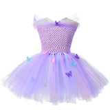 Robe Tutu Princesse Papillon violet