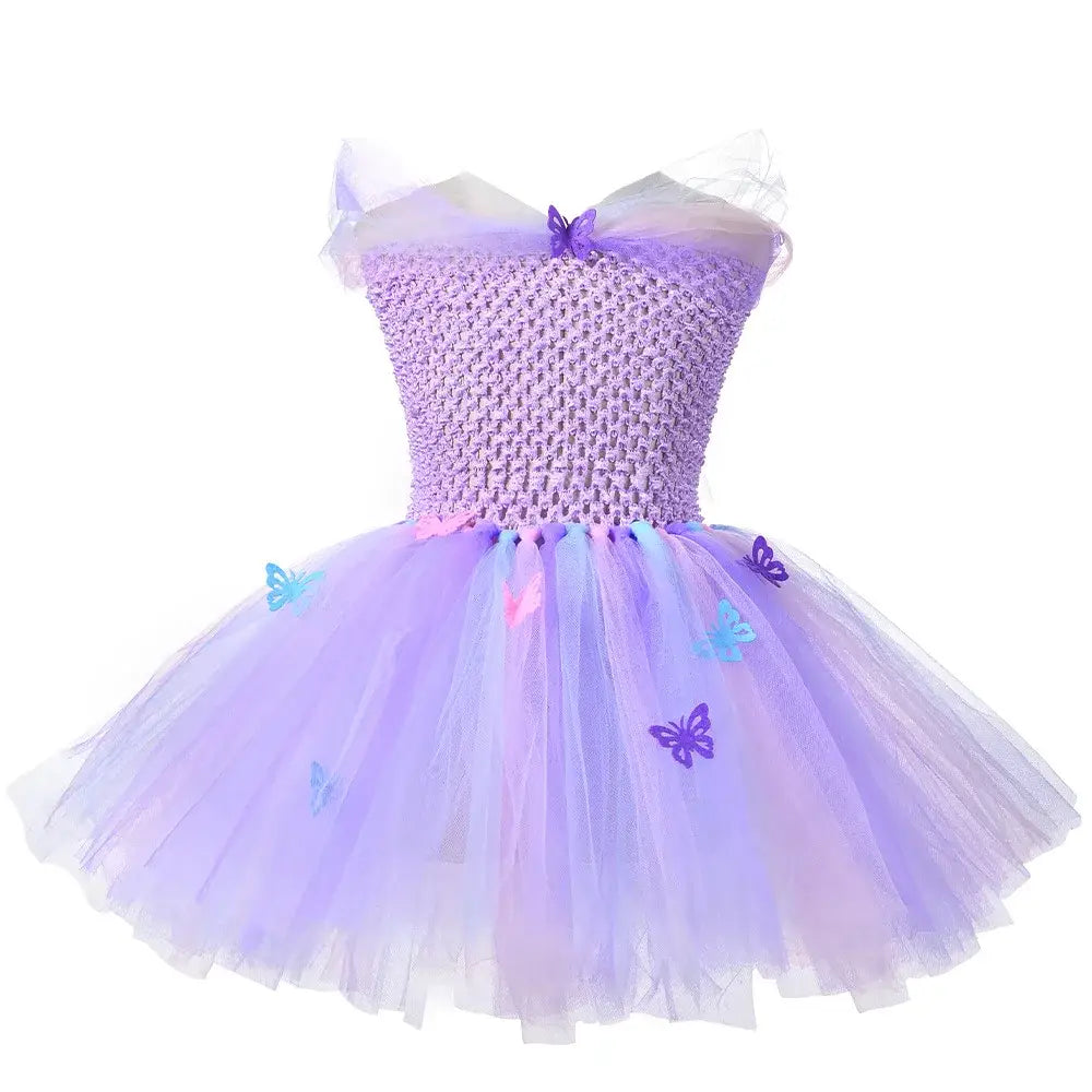 Robe Tutu Princesse Papillon violet