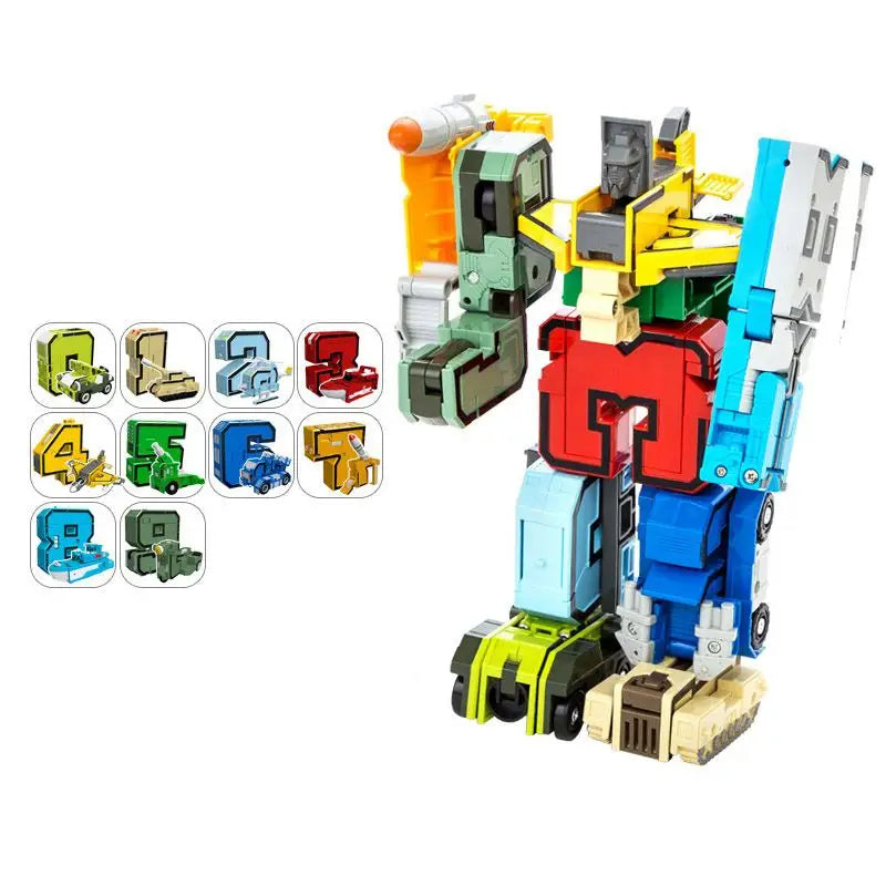 Robot Alphabet Vehicule Transformable