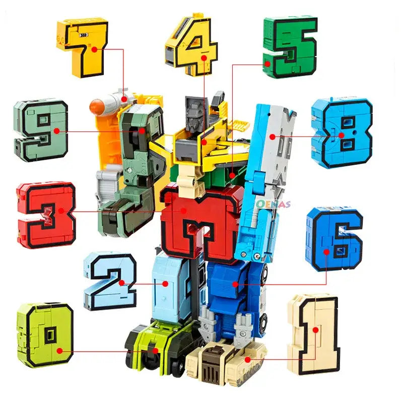 Robot Alphabet Vehicule Transformable