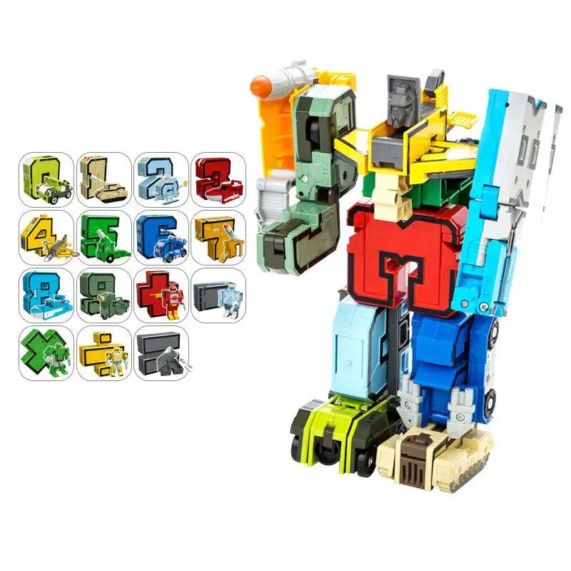 Robot Alphabet Vehicule Transformable
