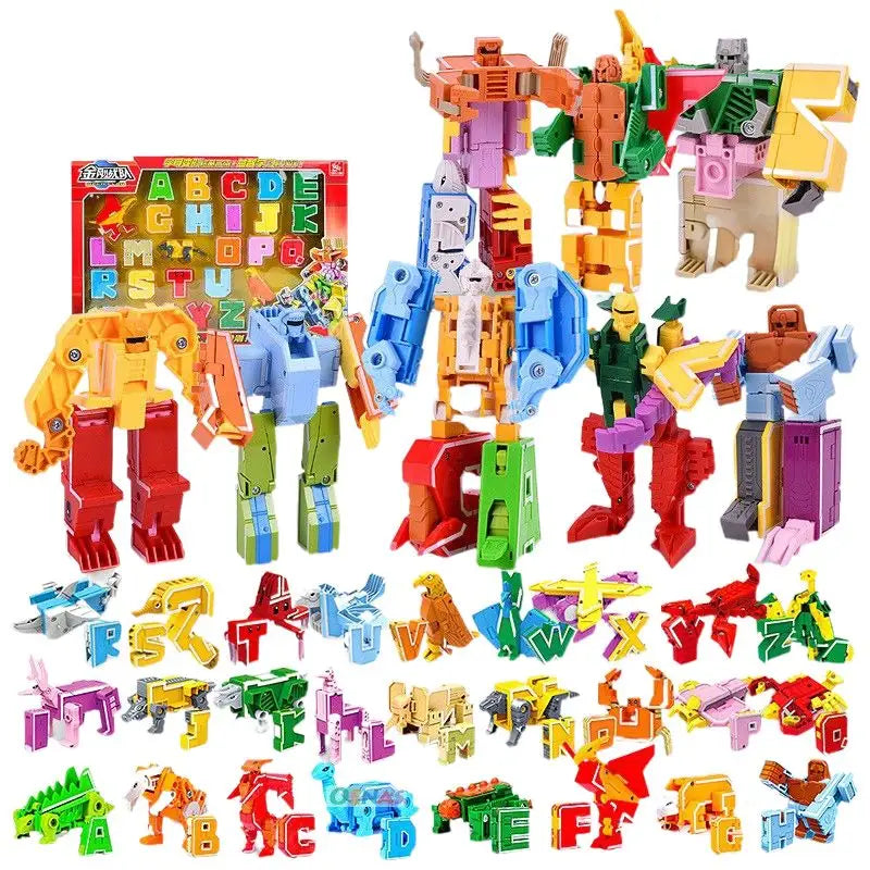 Robot Alphabet Vehicule Transformable