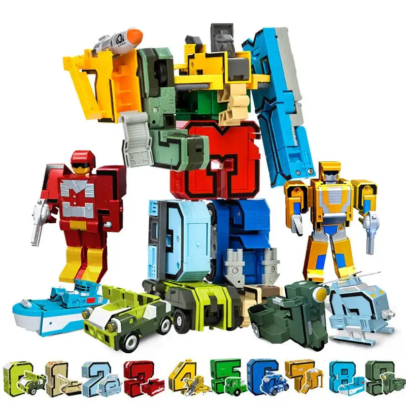 Robot Alphabet Vehicule Transformable