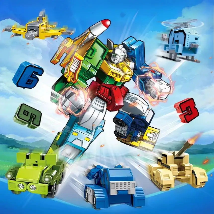 Robot Alphabet Vehicule Transformable
