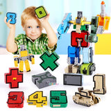 Robot Alphabet Vehicule Transformable