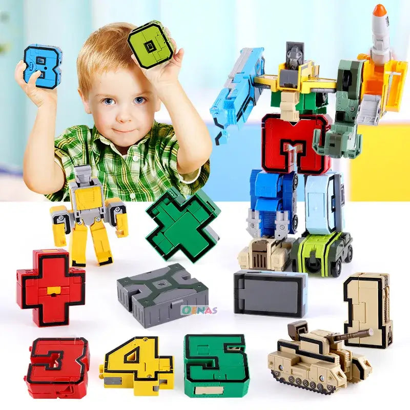 Robot Alphabet Vehicule Transformable