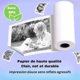 Rouleaux Papier Thermique 57×25 mm | Appareil Photo Enfant