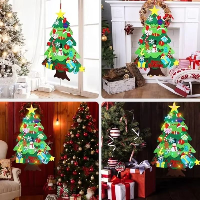 Sapin de Noël à Décorer en Feutrine | MonPetitSapin