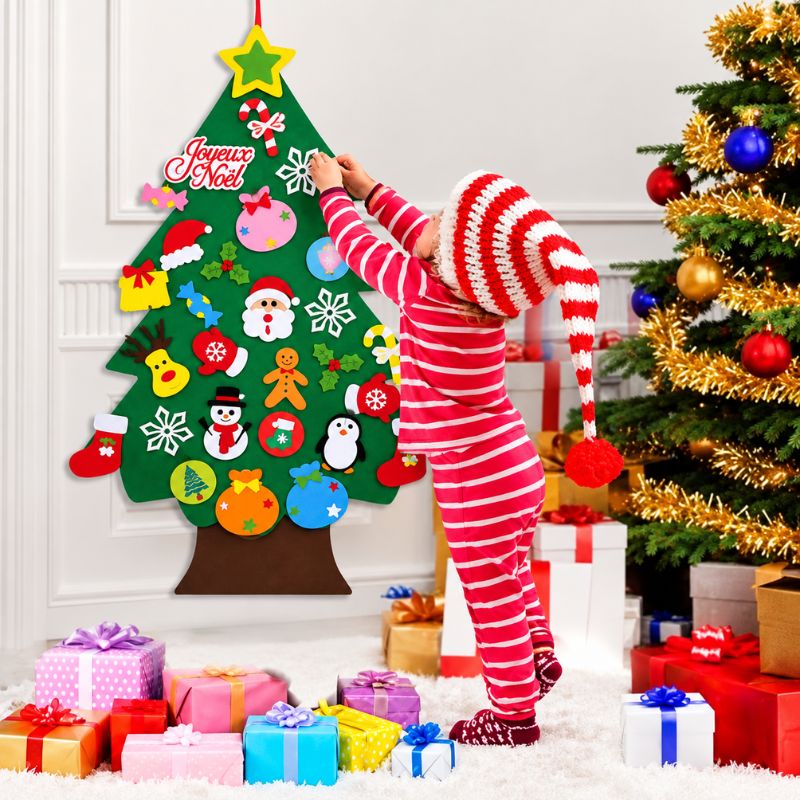 Sapin de Noël à Décorer en Feutrine | MonPetitSapin