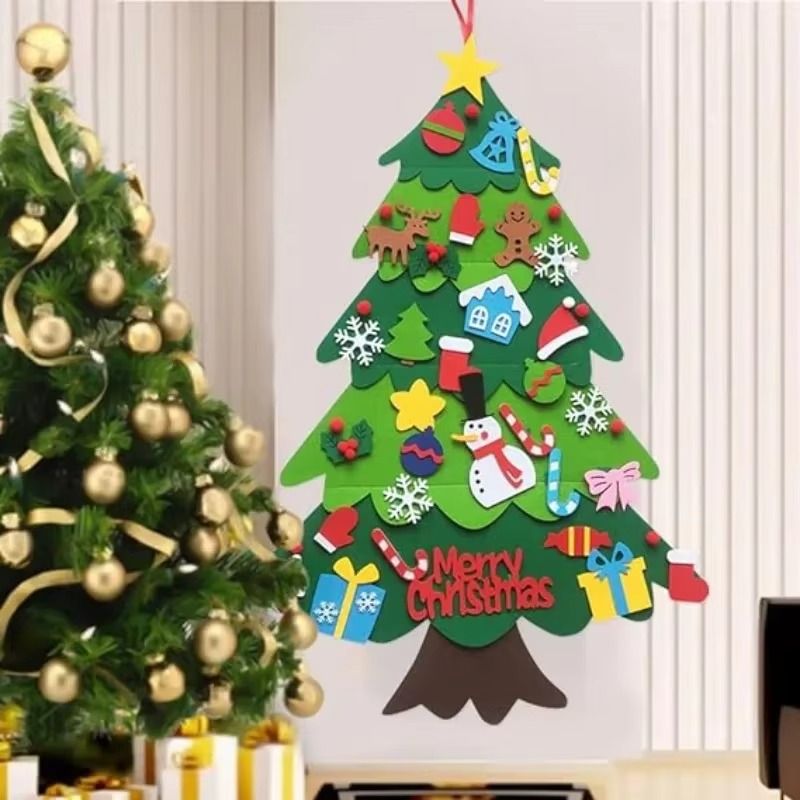 Sapin de Noël à Décorer en Feutrine | MonPetitSapin