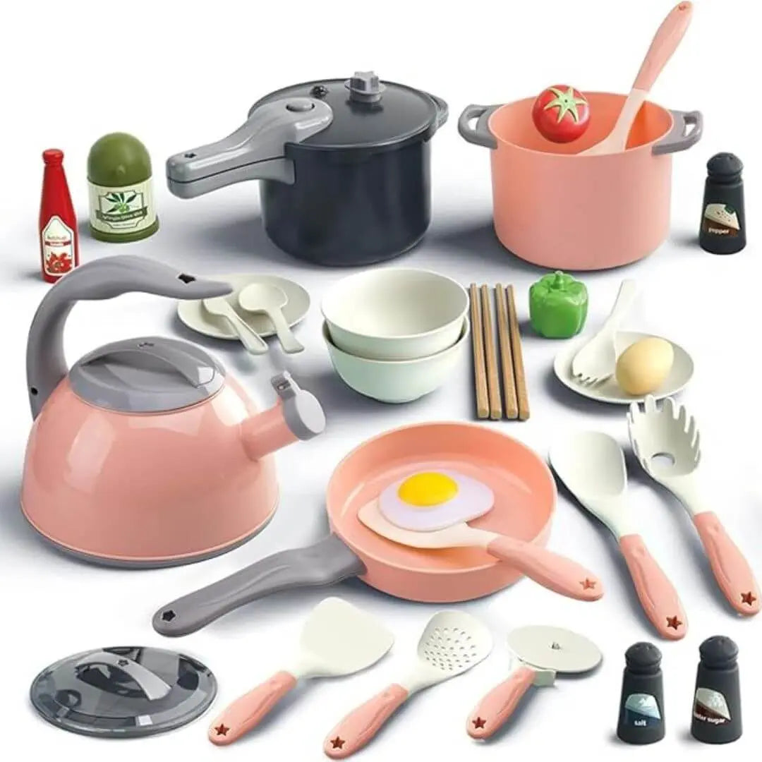 Jouet Cuisine Enfant 32 Pièces – Dinette Petit Chef