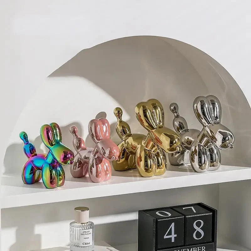 Sculpture Chien Ballon Brillant