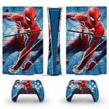 Skin PS5 Slim Digital Spiderman