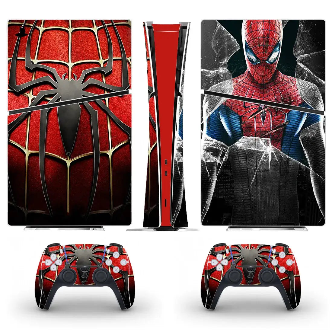 Skin PS5 Slim Digital Spiderman