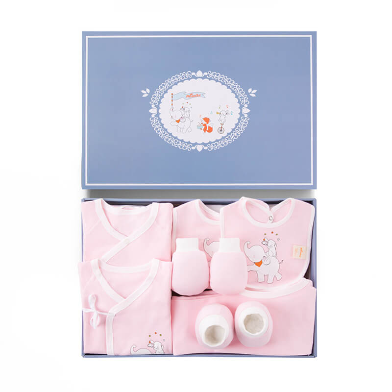 Ensemble de Bienvenue en Coton Pur pour Nouveau-né (Boîte Cadeau 22 Pièces)
