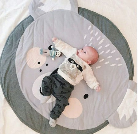 Tapis de Rampage en Coton Plush Nordique (Design Ludique)
