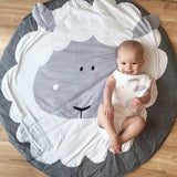 Tapis de Rampage en Coton Plush Nordique (Design Ludique)