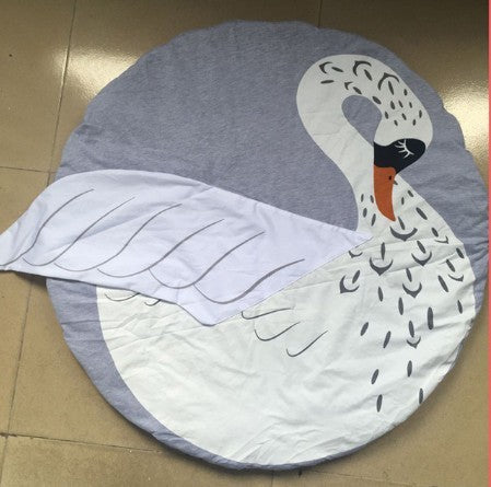 Tapis de Rampage en Coton Plush Nordique (Design Ludique)