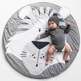 Tapis de Rampage en Coton Plush Nordique (Design Ludique)