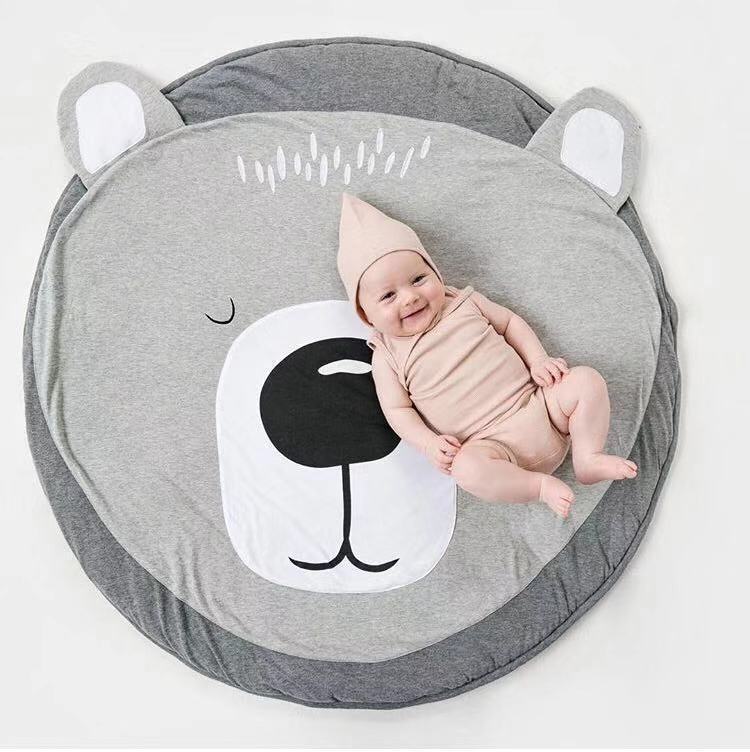 Tapis de Rampage en Coton Plush Nordique (Design Ludique)