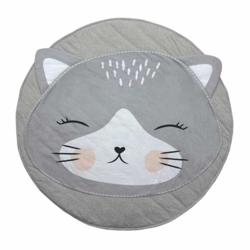 Tapis de Rampage en Coton Plush Nordique (Design Ludique)