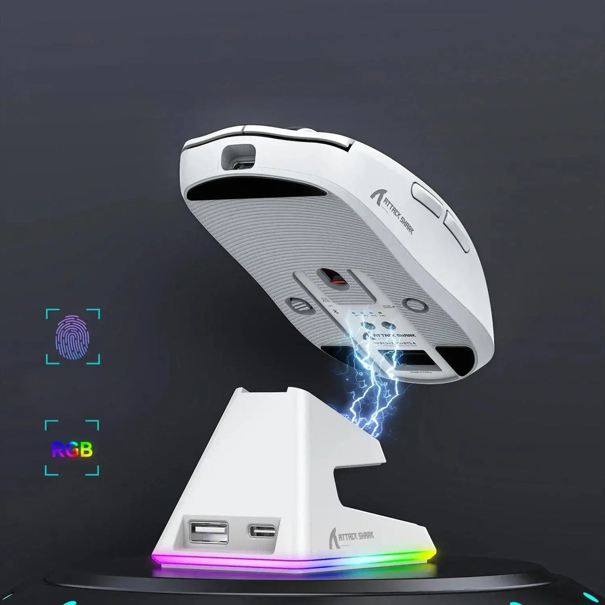 Souris Bluetooth Requin Gaming 26000 DPI