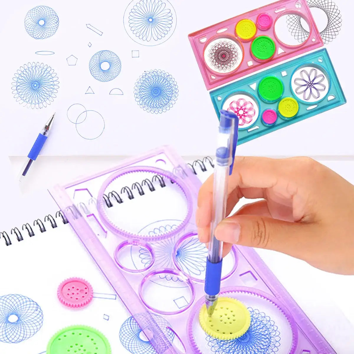 Spirographe Dessin géométrique Enfant