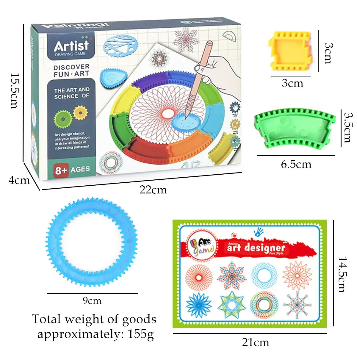 Spirographe Dessin géométrique Enfant