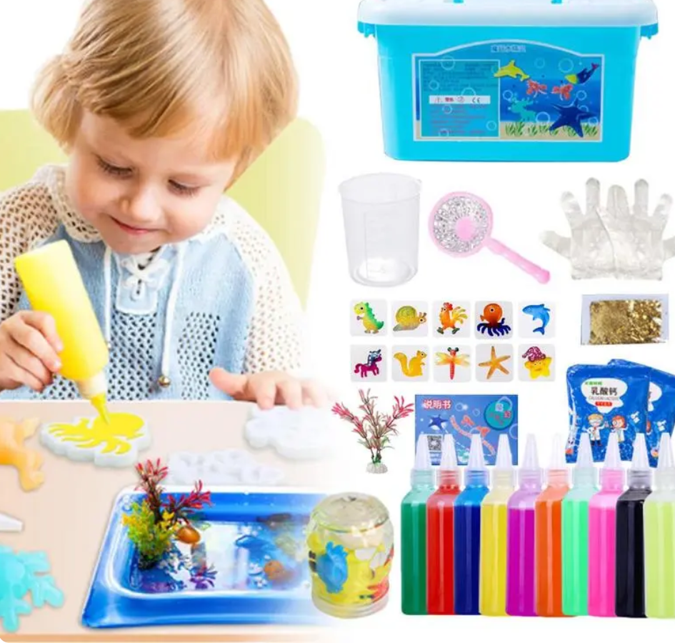 FunnyColors - kit jouets pour enfants 3D aquatique