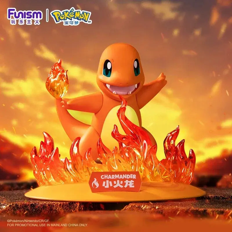 Figurine Starter Carapuce, Bulbizarre et Salamèche Figurine Pokemon