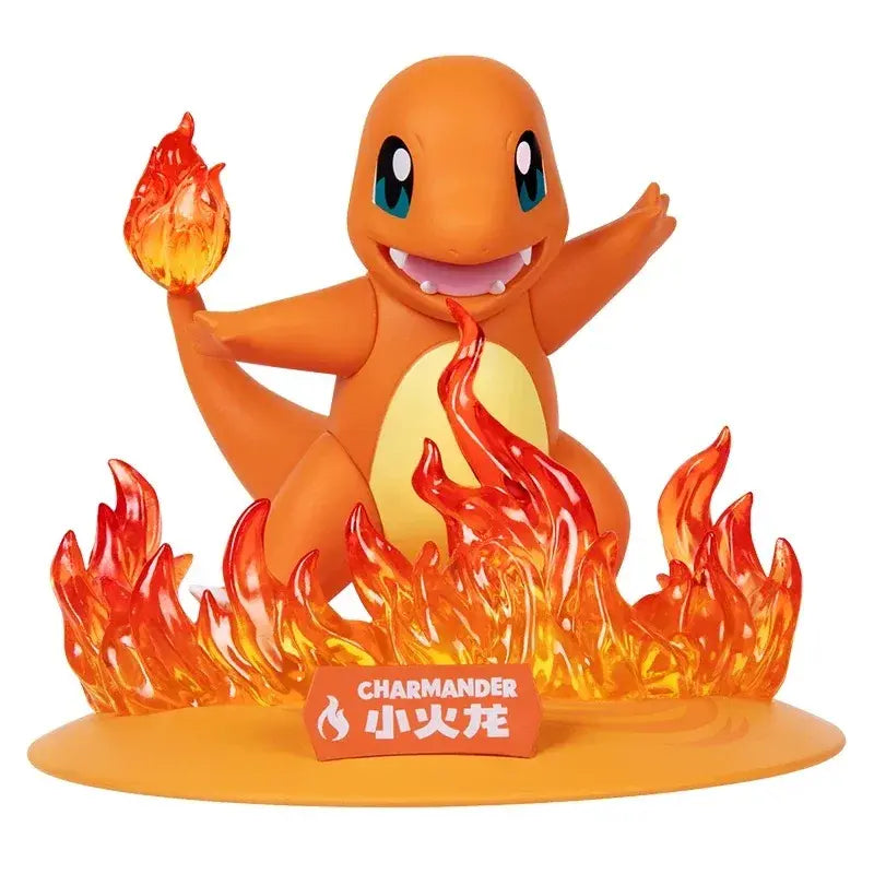 Figurine Starter Carapuce, Bulbizarre et Salamèche Figurine Pokemon