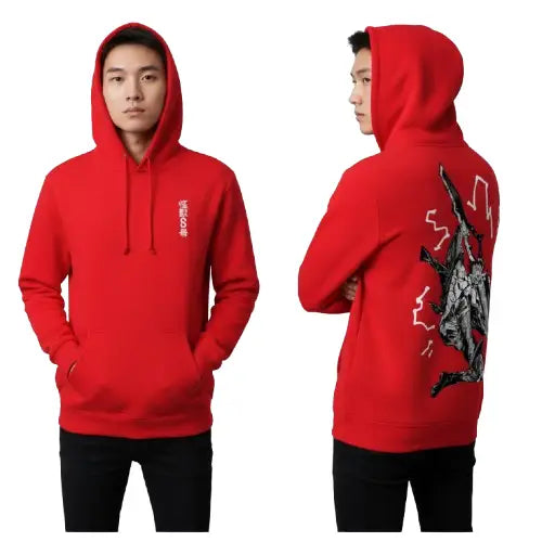 Sweatshirt à capuche Homme Femme Anime Kaiju