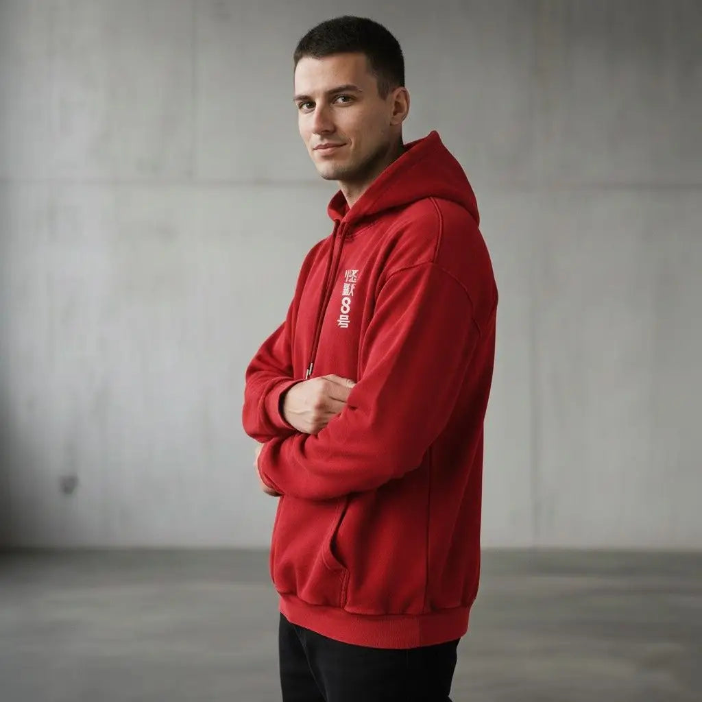 Sweatshirt à capuche Homme Femme Anime Kaiju