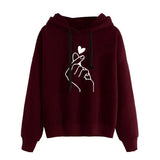 Sweatshirt Capuche Love Money