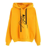 Sweatshirt Capuche Love Money