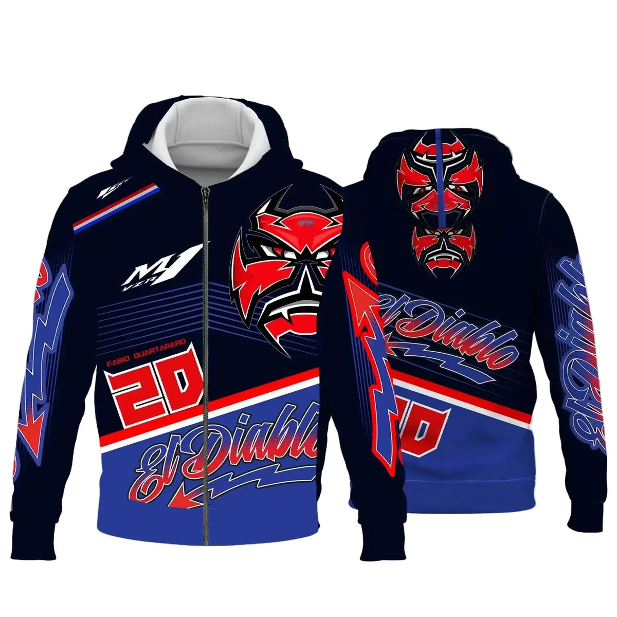 Sweatshirt Capuche Moto Racing Team