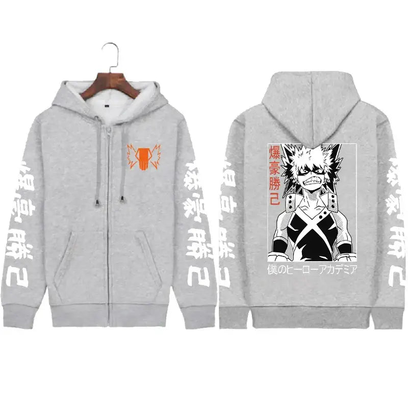 Sweatshirt capuche Oversize Katsuki Bakugo