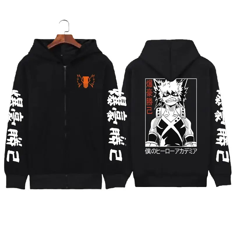 Sweatshirt capuche Oversize Katsuki Bakugo