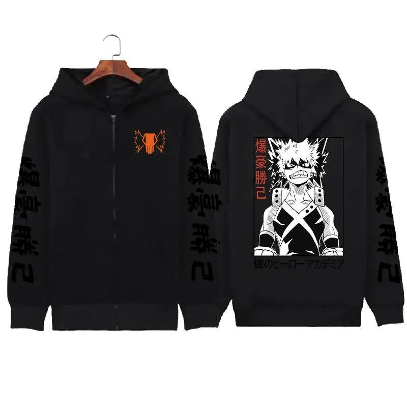Sweatshirt capuche Oversize Katsuki Bakugo