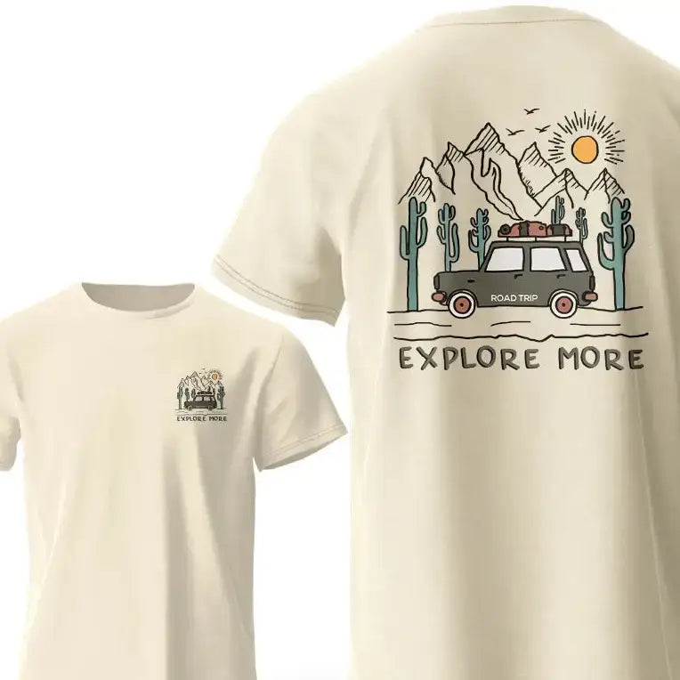 T-Shirt 100% Coton Explore More