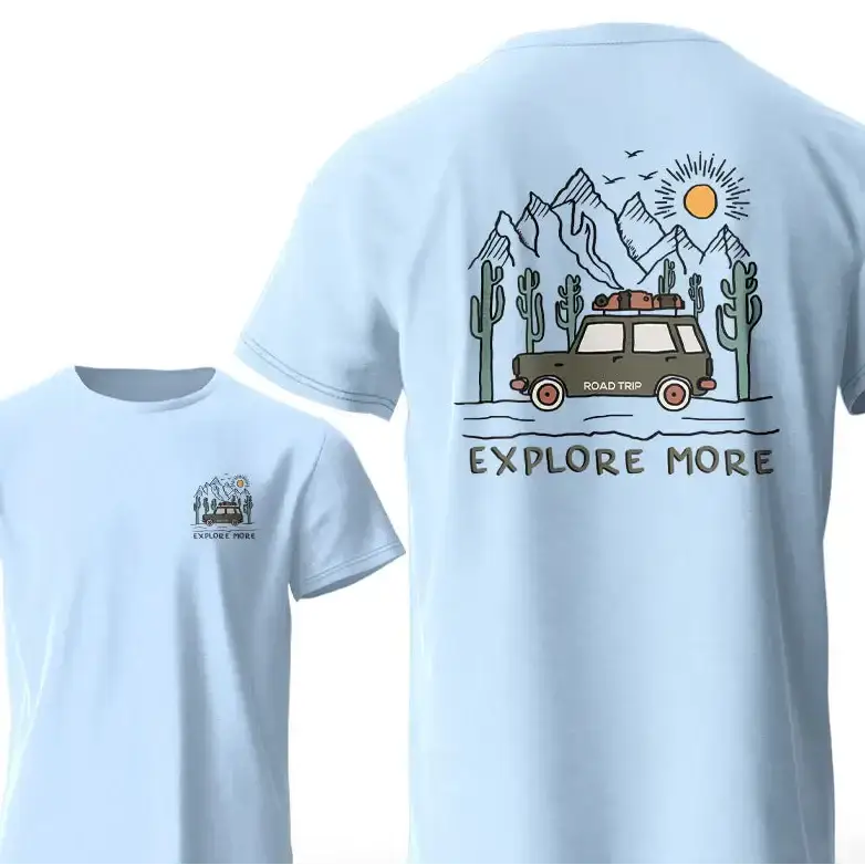 T-Shirt 100% Coton Explore More