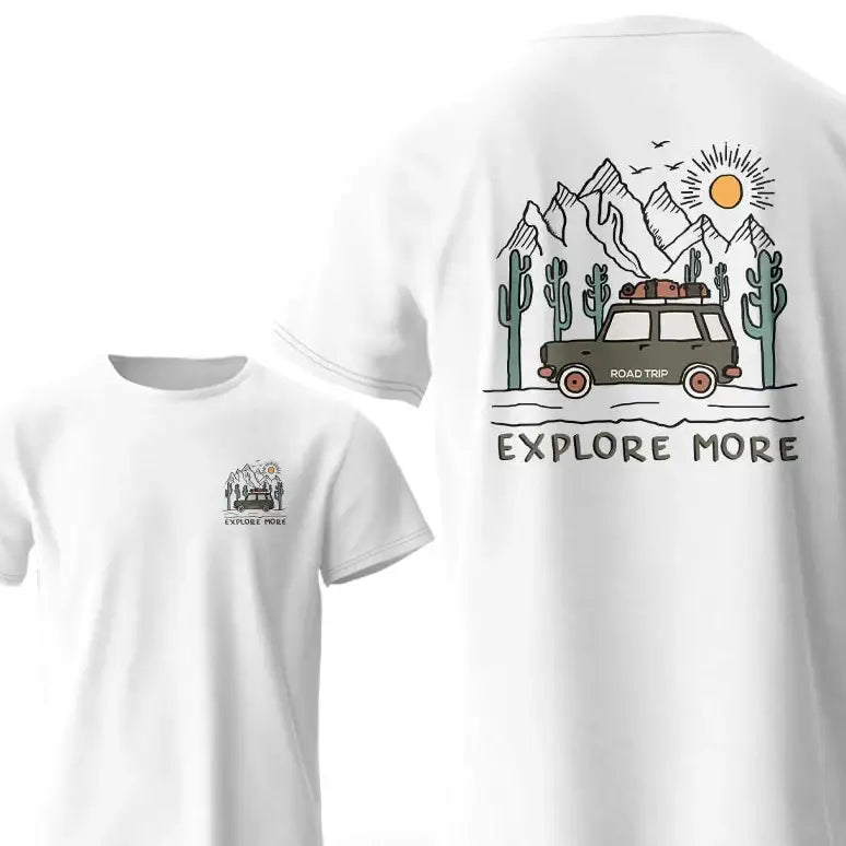 T-Shirt 100% Coton Explore More
